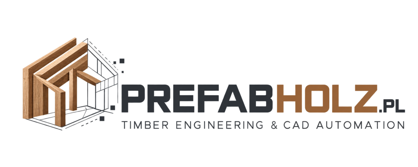 Projektowanie konstrukcji drewnianych, modele 3D i CNC | Prefabholz